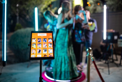 360 booth σε εκδήλωση