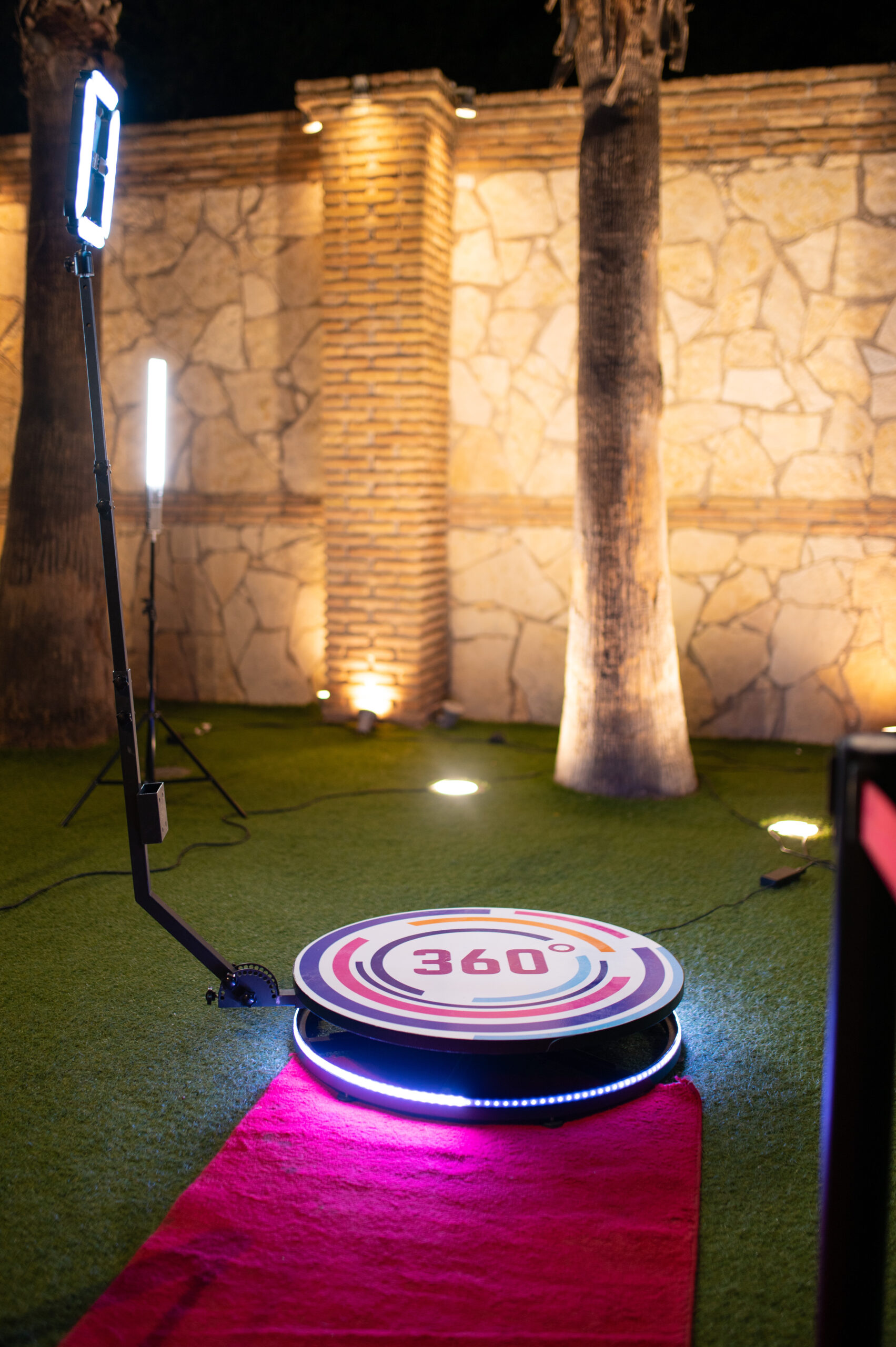 360 booth at an event