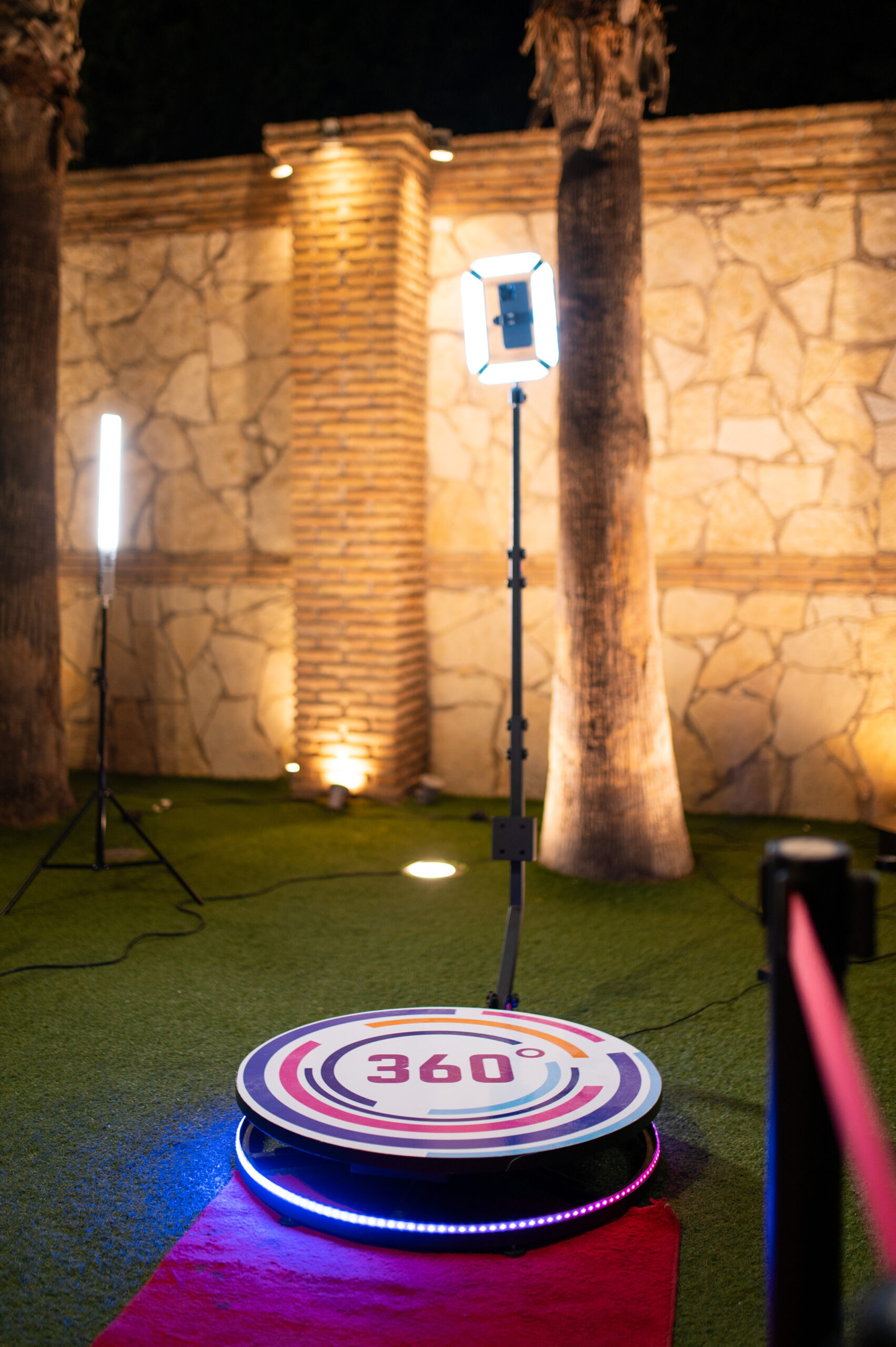 360 booth at an event