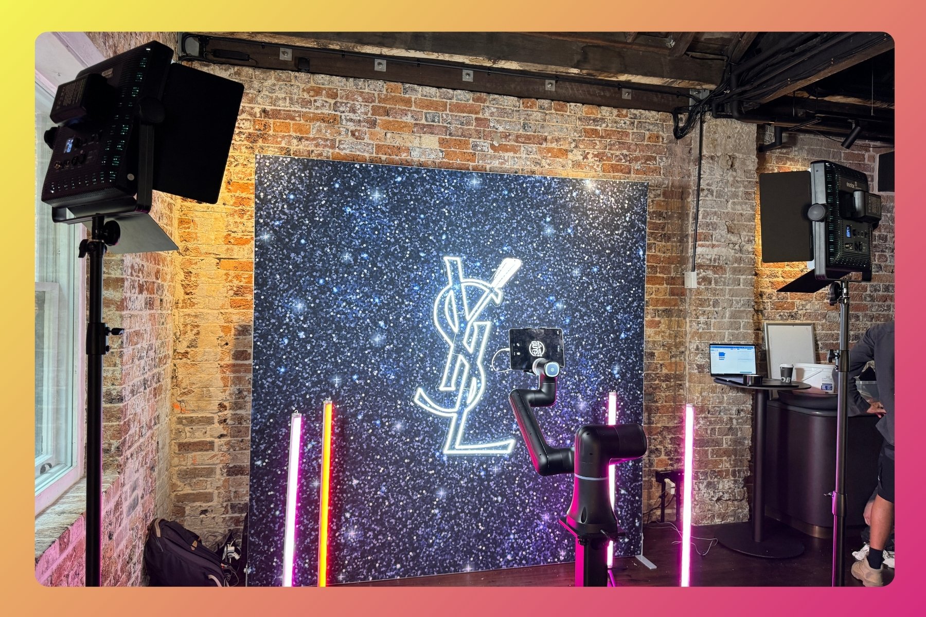 Glambot at an event